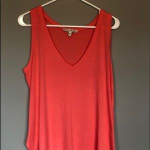 Express One Eleven tank top, Coral, Size L